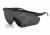 Bobster Delta Ballistics Shooting Glasses, Z87, Black Frame, 3 Lens EDEL301