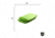 Breakthrough Clean Technologies Green Microfiber Towel - 2 Pack, BT-MFT-2PK