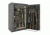 Browning Safes Hunter Wide HR37 Gun Safe,60x43x25in,Textured Charcoal,Silver Chrome,Scroll,S and G Mechanical Lock 1601100167