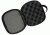 Bulldog Cases &amp; Vaults 7.5 In. X 9 In. Black Molded Nylon Pistol Case with Handles And Egg Crate