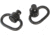 Bulldog Cases &amp; Vaults Deluxe QD Push Button Swivel Set, 1.25in, Black, BD884