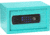 Bulldog Cases &amp; Vaults Duo LED / Biometric Vault, 12 x 8 x 7 in, Teal, BD5012
