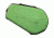 Bulldog Cases &amp; Vaults Zombie Coffin-Shaped Handgun Case Green With Black Trim 14x9 Inch