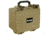 Bushnell Small Deep 10.62in Waterproof Protective Gear Case w/Foam, Tan, BN00023-TAN