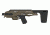 CAA Roni Conversion w/Stability Brace - Non NFA, Glock 17/17C/18/19/19C/22/23/25/31/32, Green, RONIG2-9-STAB02