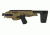 CAA Roni Conversion w/Stability Brace - Non NFA, Glock 17/17C/18/19/19C/22/23/25/31/32, Tan, RONIG2-9-STAB03
