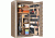 Cannon Safe Commander 43 Fireproof 36 Gun Safe, 72x40x28in - Hammertone Beige/Brass CO43-H3FDB-13