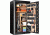 Cannon Safe Commander 43 Fireproof 36 Gun Safe, 72x40x28in - Hammertone Black/Brass CO43-H1FDB-13