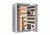 Cannon Safe Commander Safe 36 Gun, Hammertone Gray/Chrome, 36 gun CO43-H2FDC-15