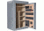 Cannon Safe Scout S40 64 Gun Electronic Safe, 59x40x28in - Hammertone Gray/Chrome S40-H2TEC-13
