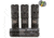 Carlsons Choke Tubes Cremator Ported 12 Gauge Winchester/Browning Invector/Mossberg 500 Waterfowl Choke Tubes - 3 Pack Close Range, Medium Range &amp; Long Range, Black, 11549