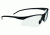 Champion Ballistic Half Frame Flex Wire Temples, Smoke Mirrored Lens, Black/Smoke 40660