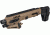 CAA Micro Roni Stabilizer Pistol Carbine Conversion for Glock - Non NFA, Glock 17/22/31, Tan, MIC-RONI-STAB17-03