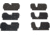 Du-Ha Gun Rack / Divider Set - Humpstor/All Terrain, For AR Rifle, Black, Custom Fit, 90115