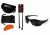 Edge Eyewear Acid Gambit 2 Lens Kit, Soft-Touch Matte Black Frame / Tiger's Eye Vapor S, SG2K-3