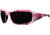Edge Safety Eyewear Brazeau Huntress Sunglasses, Pink Camo Frame, Polarized Smoke Lens, One Size, TXB216-H1