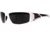 Edge Safety Eyewear Brazeau Patriot 2 Sunglasses, White &amp; Black Bald Eagle Frame, Smoke Lens, One Size, XB146-P2