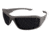 Edge Tactical Hamel Shooting Glasses, Mas Gray Thin Temple &quot; Soft-Touch Gray Frame /Polarized Smoke Lenses, Smoke, One Size TXH746-TT