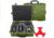 Eylar 24in Extra Large Hard Case Equipped w/Ragar XP Crosslinked Foam Insert, Green, SA00041-GRN-RG-XP