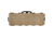 Eylar Extra Large 53in Waterproof Roller Hard Rifle Case w/Foam, Tan, SA00015-TAN