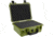 Eylar Compact 13.37in Protective Gear Case Water and Shock Resistant w/ Foam, Green, SA00001-Grn