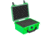 Eylar Compact 9.12in Waterproof Gear Hard Case w/Foam, Neon Green, SA00042-NGRN
