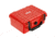 Eylar Compact 9.12in Waterproof Gear Hard Case w/Foam, Red, SA00042-RED
