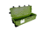 Eylar Extra Large 44in Waterproof Deep Heavy Transport Stacker Roller Rifle Hard Case w/Foam, Green, SA00028-GRN