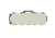 Eylar Large 48in Waterproof Roller Hard Rifle Case w/Foam, White, SA00014-WHI