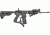 FAB Defense AR-15 Quick Deployment Bipod with an Integrated AGR-43 Pistol Grip, Black, FX-ARPODB