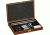Game Raider 35 Piece Universal Gun Cleaning Kit w/ brown wood carrying/storage case RG0035W