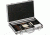 Game Raider 35 Piece Universal Gun Cleaning Kit w/ heavy-duty silver finish aluminum carrying/storage case RG0025