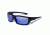 Gargoyles Khyber Sunglasses w/ Black Frame, Smoke Polarized w/Blue Mirror Lens GAR10700084