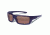 Gargoyles Khyber Sunglasses w/ Matte Dark Red Frame, Brown Polarized w/Silver Mirror GAR10700085