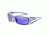 Gargoyles Khyber Sunglasses w/ White  Frame, Smoke Polarized w/Plasma Mirror Lens GAR10700087