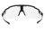 Gatorz Milspec Ballistic Z87.1 Sunglasses, Black Cerakote Frame, Clear Lens, Blackout Logo, One Size, GZ-10-402