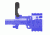 GG&amp;G Bolt On Flip Up Front Sights, Gas Block System, Black, GGG-1297