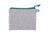 Girls With Guns Knit Fabric Handgun Storage Pouch w/Writable ID Label, Lockable Keyring, Zipper Closure, 7x9in, Fleece Lining, Full Size Interior, Gray/Blue Accents, 9074