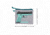 Girls With Guns Knit Fabric Handgun Storage Pouch w/Writable ID Label, Lockable Keyring, Zipper Closure, 7x9in, Fleece Lining, Full Size Interior, Gray/Blue Accents, 9074