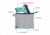 Girls With Guns Knit Fabric Handgun Storage Pouch w/Writable ID Label, Lockable Keyring, Zipper Closure, 7x9in, Fleece Lining, Full Size Interior, Gray/Blue Accents, 9074