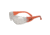 Global Vision Rider Shooting Glasses, Gloss Neon Orange Frame with Clear Lens 4002629