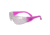 Global Vision Rider Shooting Glasses, Gloss Neon Pink Frame with Clear Lens 4002628
