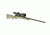 Grayboe Outlander Short Action Rifle Stock, BDL, Paint Khaki, 32in x8in x2in 2001-02