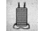 Grey Man Tactical Vehicle Rifle Rack w/Rubber Clamps, 12.25 x 21 RMP, Black, 000293