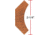 Grizzly Industrial 2-1/2in. Cove Moulding - 1in. Bore C2202