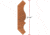 Grizzly Industrial 3-1/2in. Crown Moulding C2204