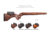 GRS Rifle Stocks Hunter Light Rifle Stocks, Ruger 10/22, Brown, GRS105249