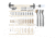 Gunpany 62 Pcs Universal Gun Cleaning Kit, Black, SCCK-20