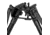 Harris Engineering Rotate Self Level Sporting BiPod with Solid Base, Black, 6-9 in, Black, 1A2-BR2