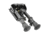 Harris Engineering Ultralight Hinged Base 6-9 Inch Bipod, Black BR
